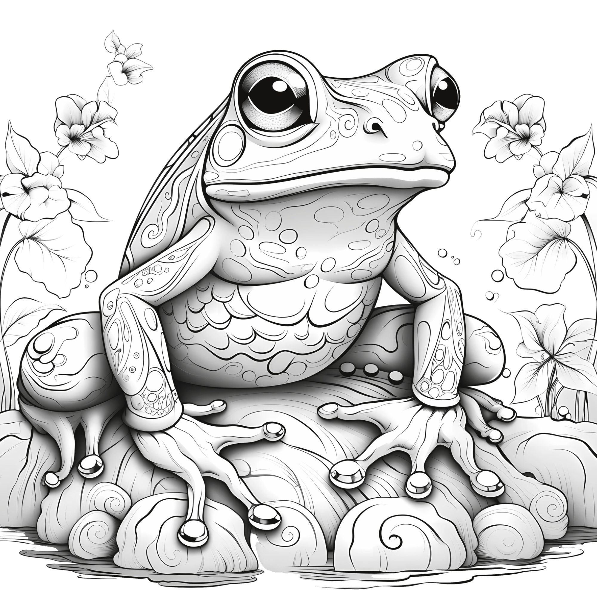 Procreate Animals Stamps | 100+ Cute Frog Procreate Brushes | Frog ...
