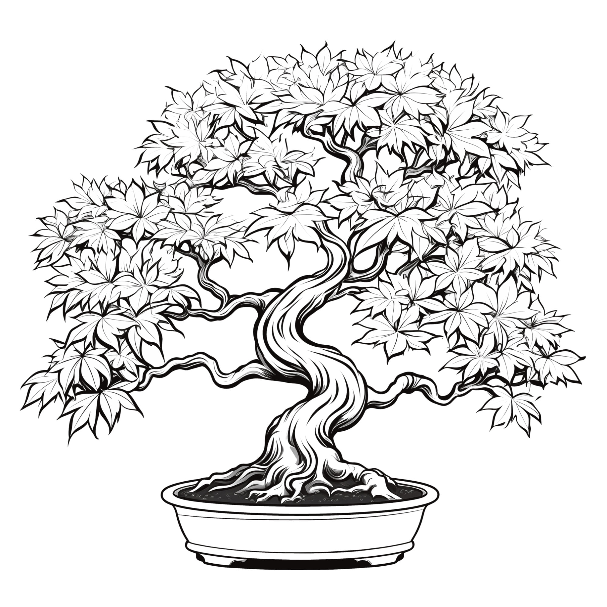 Procreate Bonsai Trees Stamps 100 Trees Procreate Brushes Botanical ...