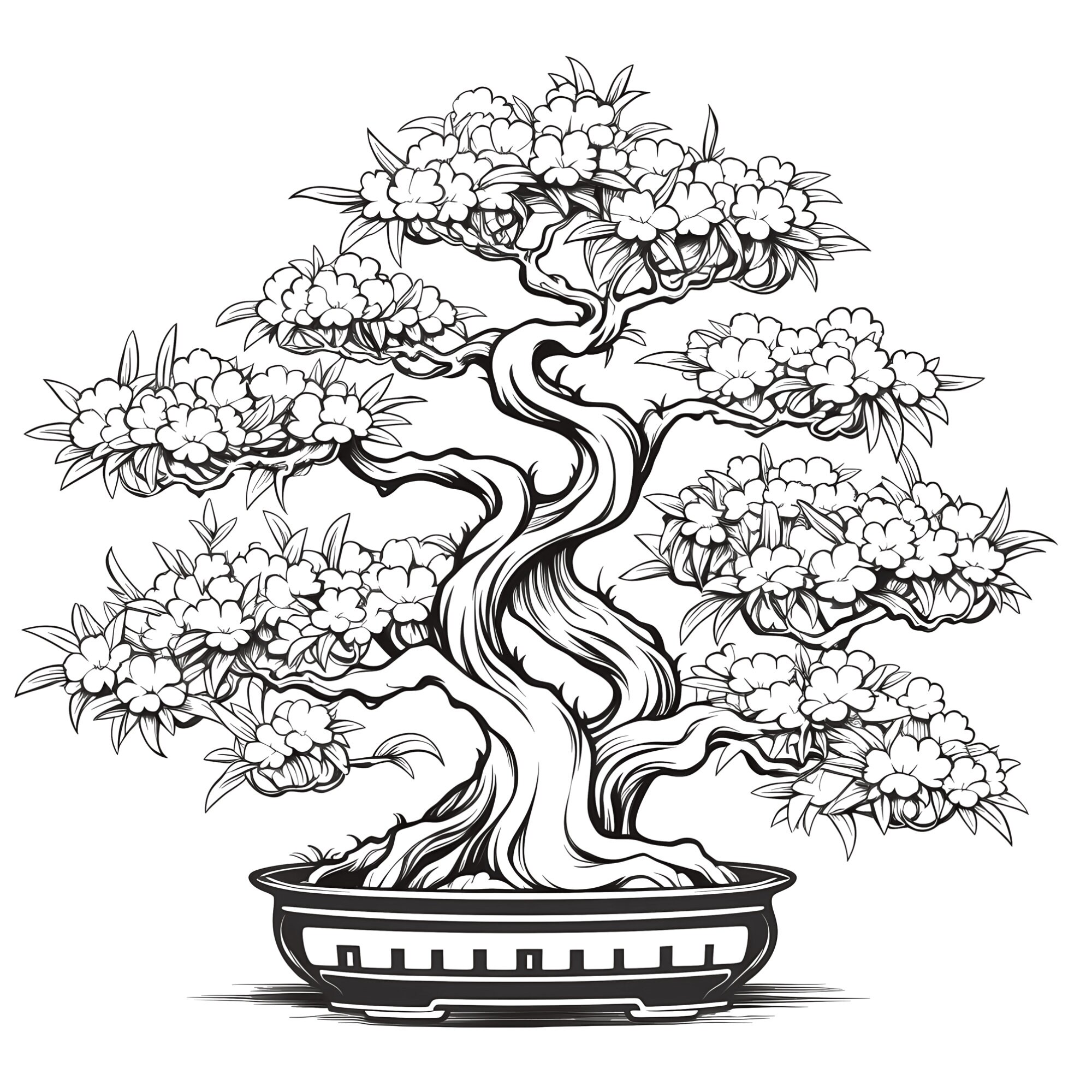 Procreate Bonsai Trees Stamps 100 Trees Procreate Brushes Botanical ...