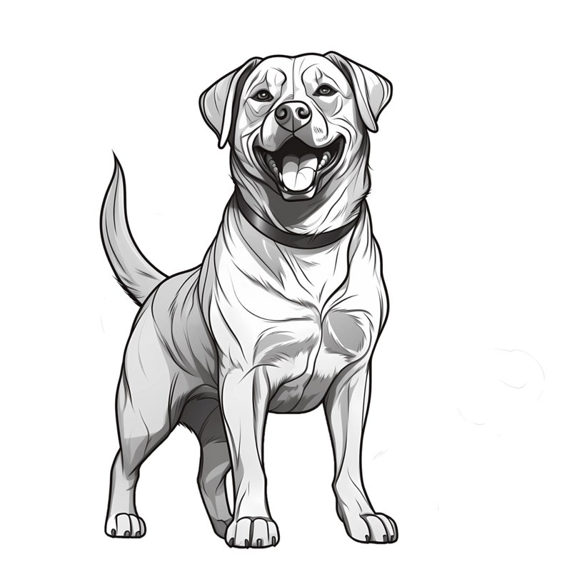 Procreate Lab Dog Procreate Rottweiler Dog Animals Stamps | 100+ Dogs Procreate Brushes ...