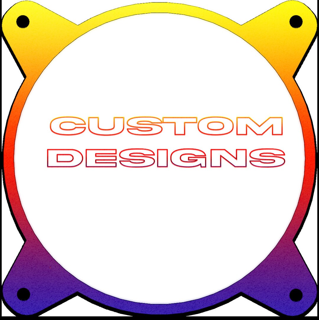 200mm Custom 3D Fan Shrouds you Choose Etsy