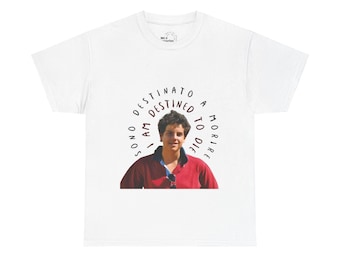 Saint Carlo Acutis Catholic shirt | I am destined to die | Sono destinato a morire | MCJ Rosaries