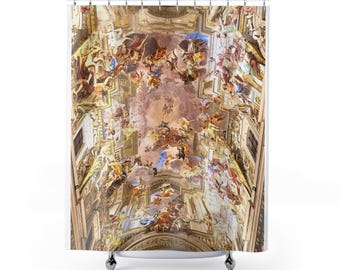 Church of St. Ignatius of Loyola at Campus Martius | Chiesa di Sant'Ignazio di Loyola in Campo Marzio | Shower Curtains for Catholics