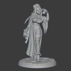 DnD Miniature 32mm Silfie the Love Potion Maker Reforged By Twin Goddess Miniatures