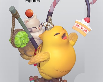 Kit de garagem Chibi Chocobo por NomNom Figures