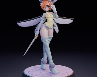 Dnd ミニチュア 32/75 mm 妖精ガリカ、導きの輝き (LavenderDevilry 作)