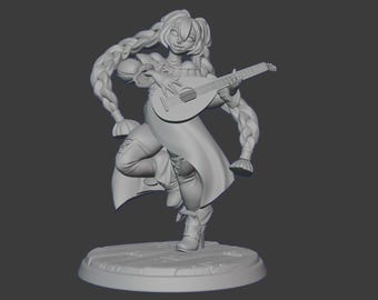 thumbnail image 2 of Thitania The Beheader – Fantasy Miniature For DnD & Tabletop RPGs, Twin Goddess Series 2 of 5