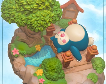 Garage Kit Chibi Snorlax by NomNom Figures