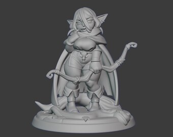 DnD Miniature 32mm Cesti Goblin Archer By Twin Goddess Miniatures