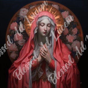 Maagd Maria 1 Onze Lieve Vrouw Maria, moeder van Jezus Digitale download voor religieus plakboek