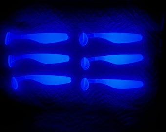 Glow in the dark swim bait 6 pack