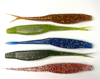5” Fluke (with glitter) 8 pack