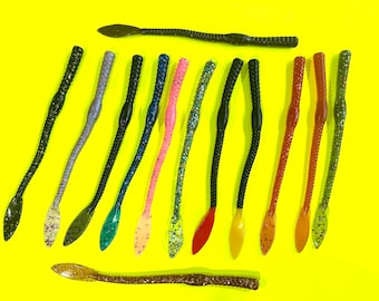 6 “ spear tailed worm 10 pack