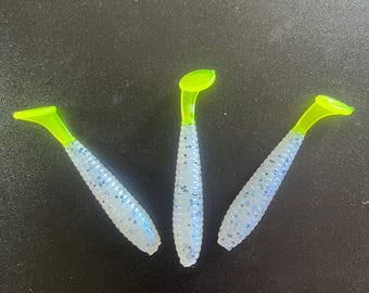 3” Paddle Tail Grub 10 pack