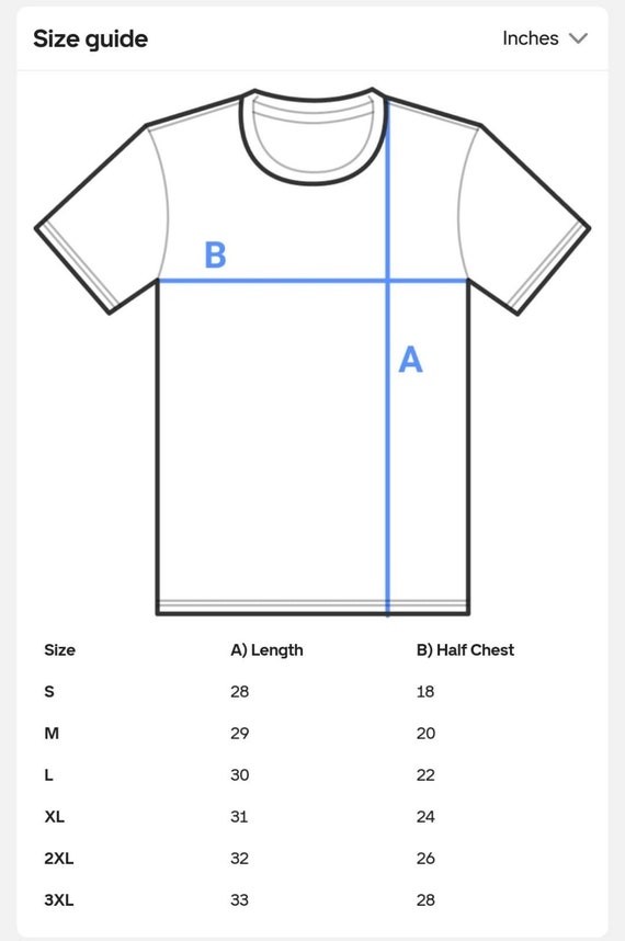 Red tape t store shirt size chart