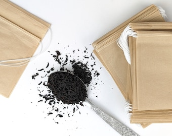 Biologisch abbaubare Teefiltertüten: Umweltfreundlicher loser Tee, Kräuter, Kaffee