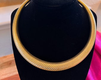 Gold Choker Necklace | Solid Gold Hasli | Gold Necklace | Choker | Hasli