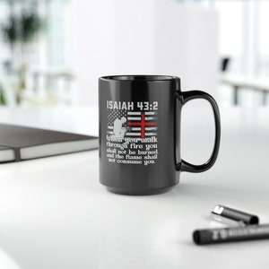 Fireman Prayer mug gift, Gift for Fireman, Firefighter Mug, Firefighter prayer