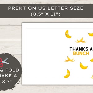 6ct Printable Thank You Card Assortment Blank Cards image 2