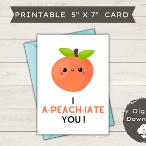 Carte de remerciement imprimable | Vide - je t'aime