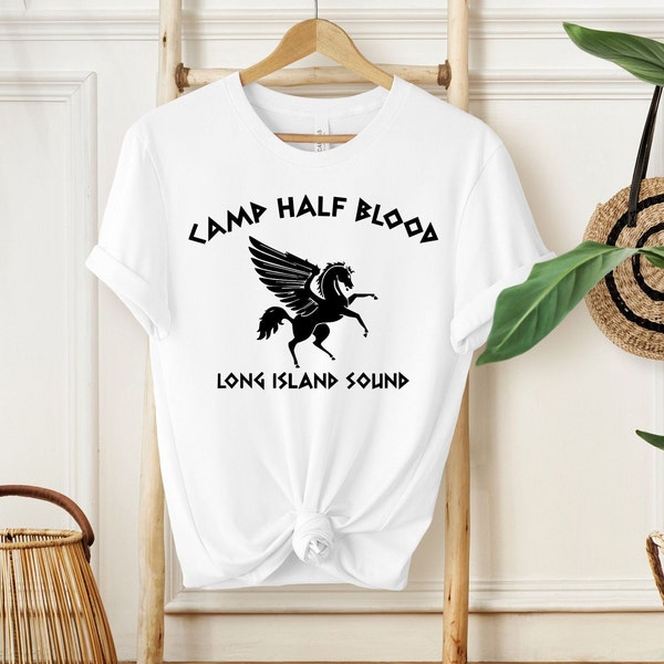 Camp Half-Blood Shirt, Long Island Sound T-Shirt, Camp Jupiter Tees, Percy Jackson Tops, Greek Demigod Training, Satyr Grover Underwood