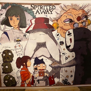 Spirited away fanart print .