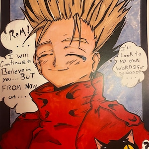 Trigun vash  the stampede art print !