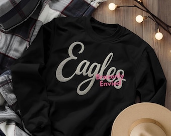 Eagles Patch Fluffy Chenille Iron On Applique