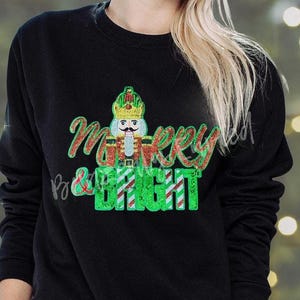 Nutcracker Patch| Merry and Bright Sequin Christmas Patch