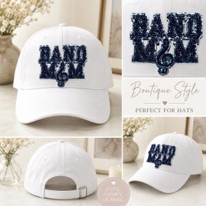 Band Mom Patch – Heat Activated, Apparel Decoration (3.5" Wide)