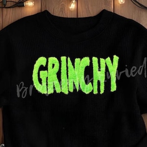 GRINCHY Patch FLUFFY GRINCHY Patch