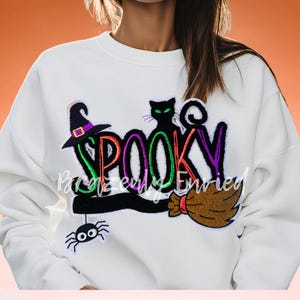 Halloween Patch  SPOOKY Chenille Patch