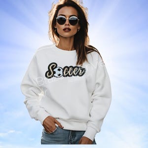 New Sequins Soccer Patch