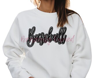 Baseball Patch | Baseball Embroidered Iron On Applique