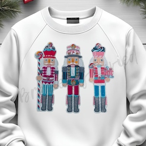 Nutcracker Patch Christmas Chenille Patches