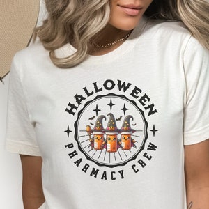 Halloween Pharmacy Shirt, Halloween Pharmacy Crew, Pharmacy Tech Tee, Pharmacy Halloween, Pharmacy Staff Gift, Gift For Pharmacist