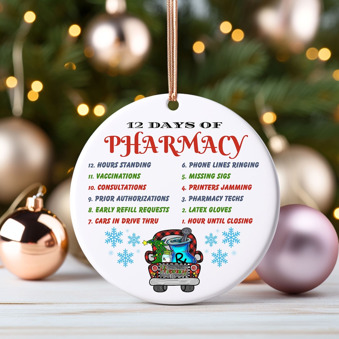 Pharmacy Christmas Ornaments 