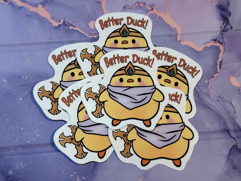 Sticker | Car Decal Bumper Sticker | Sivir “better Duck” Voice Line ...