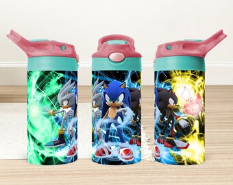 Sonic the Hedgehog Sippy Cup 12oz Tumbler Sublimation Design (JPEG)