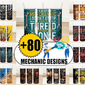 Mekaniska tumblerdesigner: 20 oz smal tumbler sublimering (digital nedladdning)