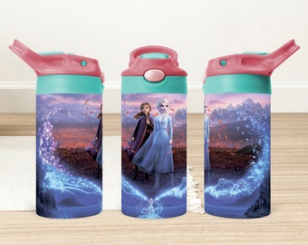 Envoltorio para vaso Frozen Princess de 355 ml: Diseño de sublimación (descarga digital)