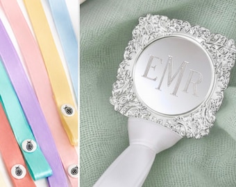 Melonbug Starter Set — Heirloom Pacifier Clip + Ribbons Bundle — New Baby Gift
