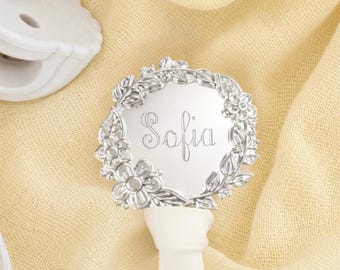 Lillian Heirloom Pacifier Clip — Personalized Baby Keepsake — Baby Shower Gift —Optional Engraving