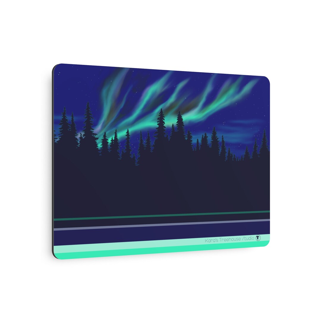 Northern Lights Metal Art Aurora Borealis Décor Gift Nature Lover Night