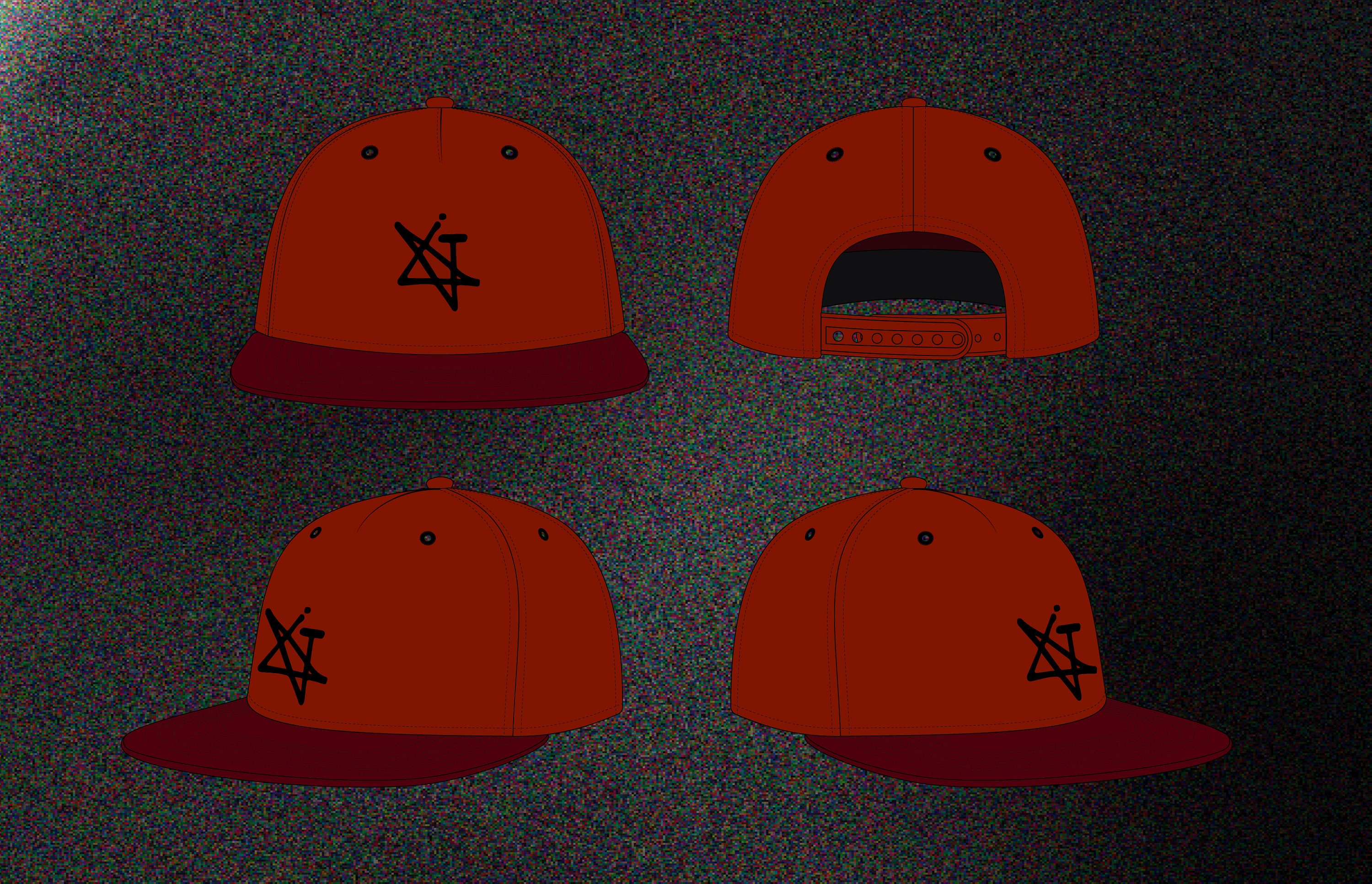 5 Panel Snapback Hat Mockup: Streetwear Tech Pack (AI, PNG) - Etsy