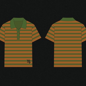 Polo Shirt Mockup Pack Streetwear Tech Pack Polo Shirt Vector Mockup Template Striped Polo Shirt Tech Pack Template Clothing Brand