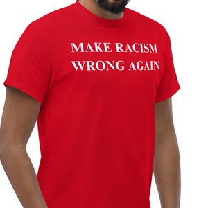 人種差別を再び悪とするシャツ、反人種差別Tシャツ、平等Tシャツ、活動主義シャツ、社会正義Tシャツ、抗議シャツ、ユニセックスグラフィックTシャツ