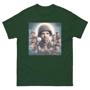 Saving Private Drake T-Shirt | Funny Parody Graphic Tee | Viral Meme Shirt | Unique Internet Culture Apparel