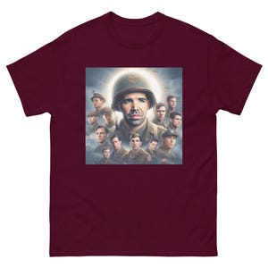 Saving Private Drake T-Shirt | Funny Parody Graphic Tee | Viral Meme Shirt | Unique Internet Culture Apparel