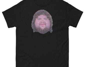 JD Meme Face T-Shirt – Funny Viral Meme Tee, Unisex Cotton Shirt, Gag Gift, Internet Humor, Unique Graphic Shirt, Trendy Casual Tee